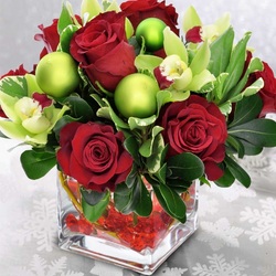 Пазл: Новогодний букет