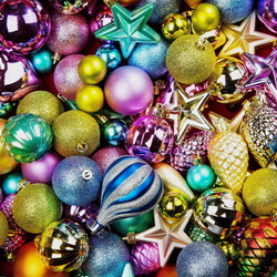 Пазл: Ёлочные украшения