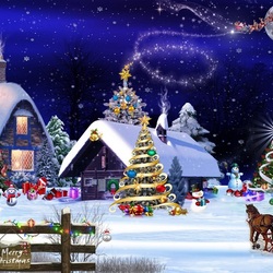 Пазл: Веселого Рождества