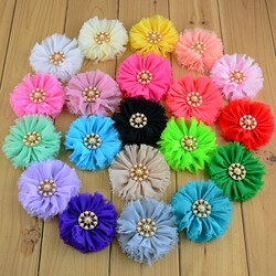 Пазл: Цветы из ткани