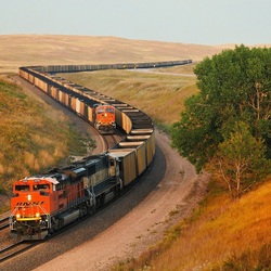 Пазл: Два поезда