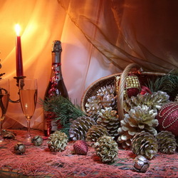 Пазл: Новогодний натюрморт