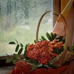 Пазл:  За окном  дождь