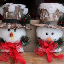 Пазл: Снеговики