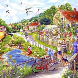 Пазл: В саду