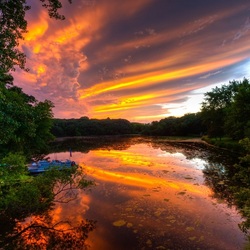 Пазл: Небо в реке