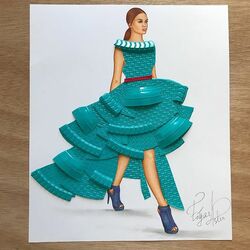 Пазл:  Пластиковая мода 