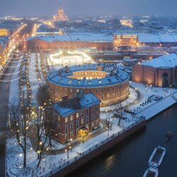 Пазл: На острове Новая Голландия зимой