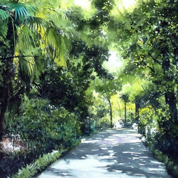 Пазл: По аллее