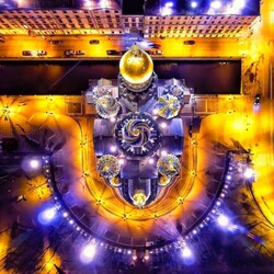 Пазл: Храм Спаса на Крови - вид сверху