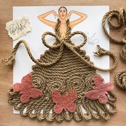 Пазл: Веревочное платье