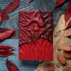 Пазл: Гримуар в красной коже