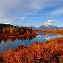 Пазл: Осень на реке