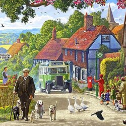 Пазл: По дороге