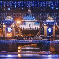 Пазл: Праздничная Фонтанка