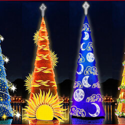 Пазл: Ёлки новогодние