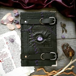 Пазл: Пурпурная простроченная книга путешественника