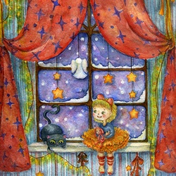 Пазл: Рождественский ангел