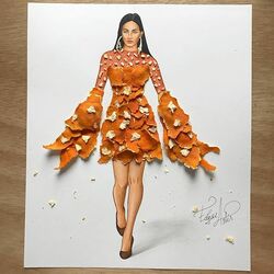 Пазл: Сделано из кожи мандарина