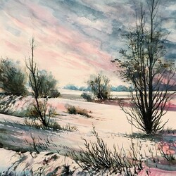 Пазл: Зимний пейзаж