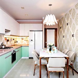 Пазл: Светлая кухня