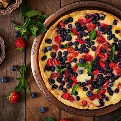 Пазл: Ягодный пирог