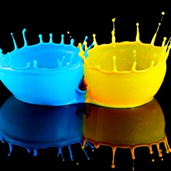 Пазл: Цветные капли