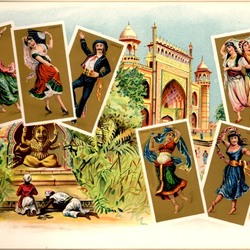 Пазл: Старинные карточки