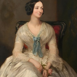 Пазл: Дама в белом 