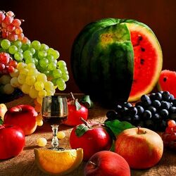 Пазл: Фруктовый натюрморт
