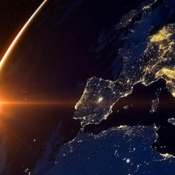 Пазл: Италия из космоса