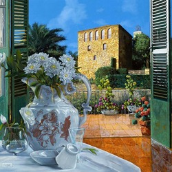 Пазл: Цветы в кувшине