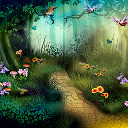 Пазл: Волшебный лес