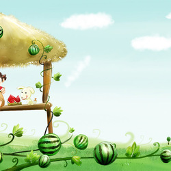 Пазл: Арбузы