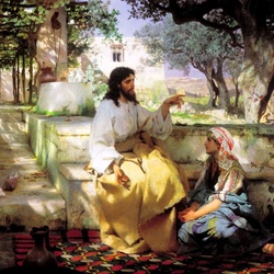 Пазл: Христос у Марфы и Марии