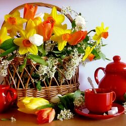 Пазл: Весенний натюрморт