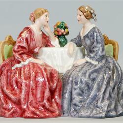 Пазл: Фарфоровые статуэтки