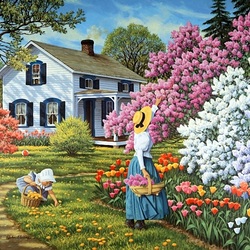 Пазл: Нарезка сирени