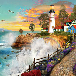 Пазл: Парк у маяка