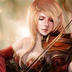 Пазл: Скрипачка