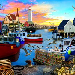 Пазл: Рыбацкая бухта