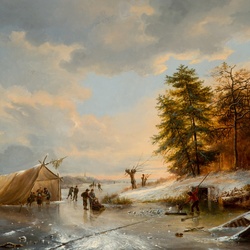 Пазл: Зимние забавы 