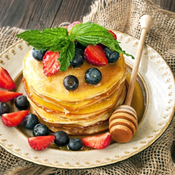 Пазл: Блины медовые