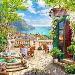 Пазл: Летнее кафе