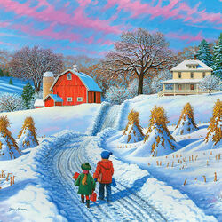 Пазл: Домой из школы