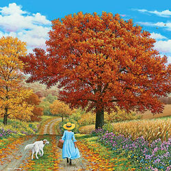 Пазл: Осенняя прогулка