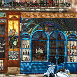 Пазл: Кафе в Барселоне 