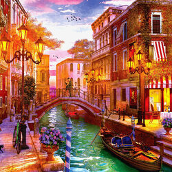 Пазл: Закат в Венеции