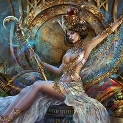 Пазл: Золотая королева