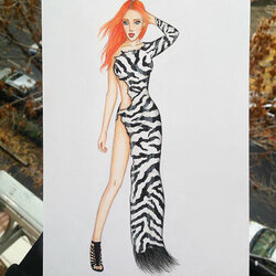 Пазл: Леди Зебра